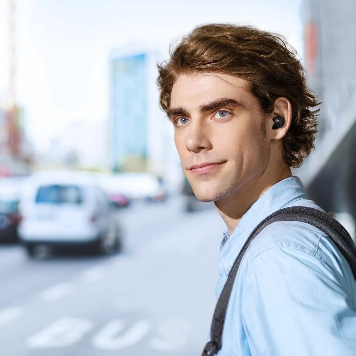Anker Soundcore Space A40 ausinės naudojimo metu