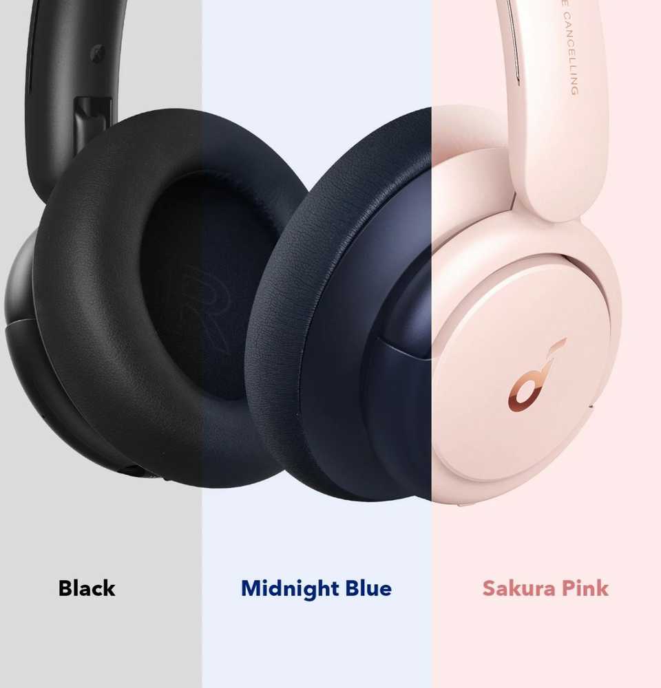 Belaidės ausinės Anker SoundCore Life Q30, Mėlynos spalvos