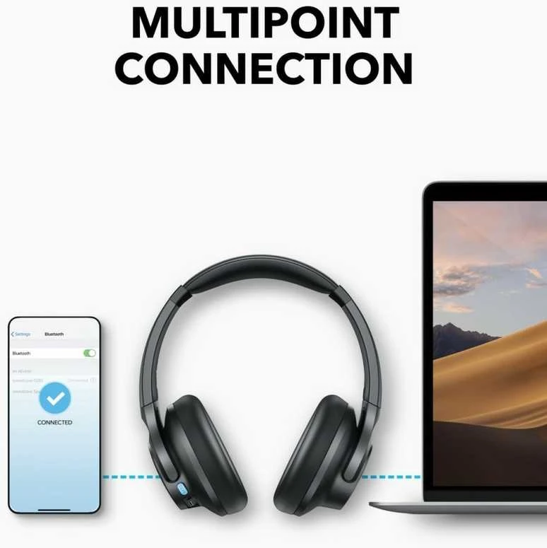 Ausinės Anker Soundcore Q11i, Tamsiai pilkos