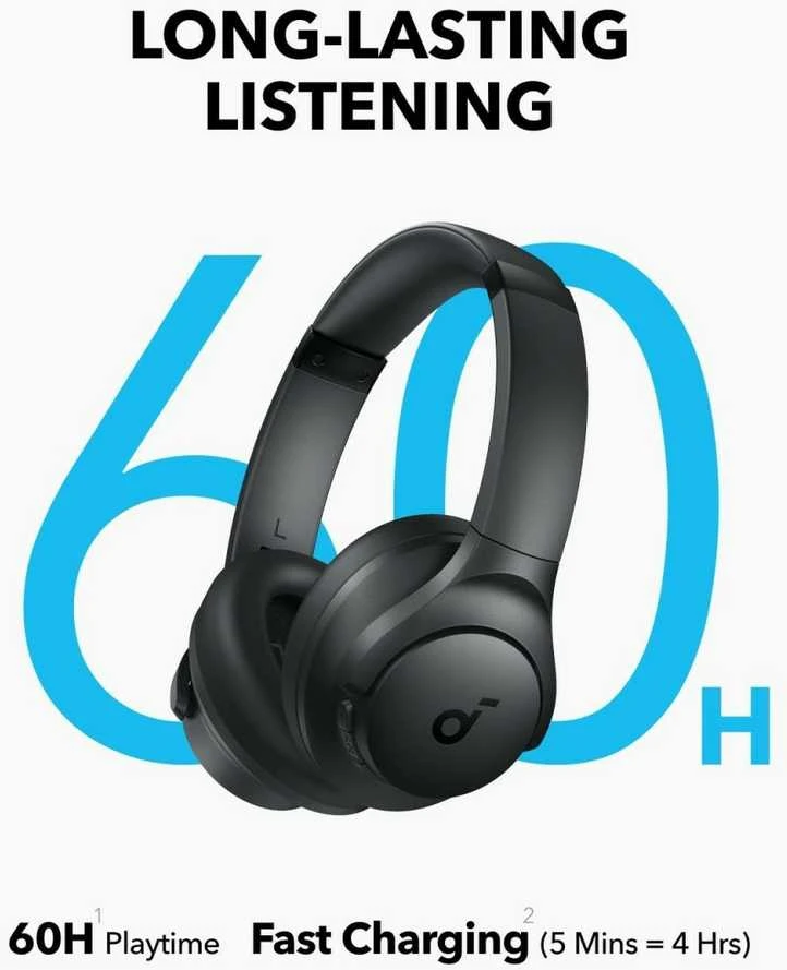 Ausinės Anker Soundcore Q11i, Tamsiai pilkos