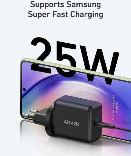Anker 25W kroviklis su Samsung greito įkrovimo indikacija