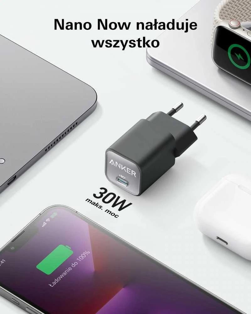 Anker 511 Nano 3 sieninis įkroviklis 30W 1C | A2147G21