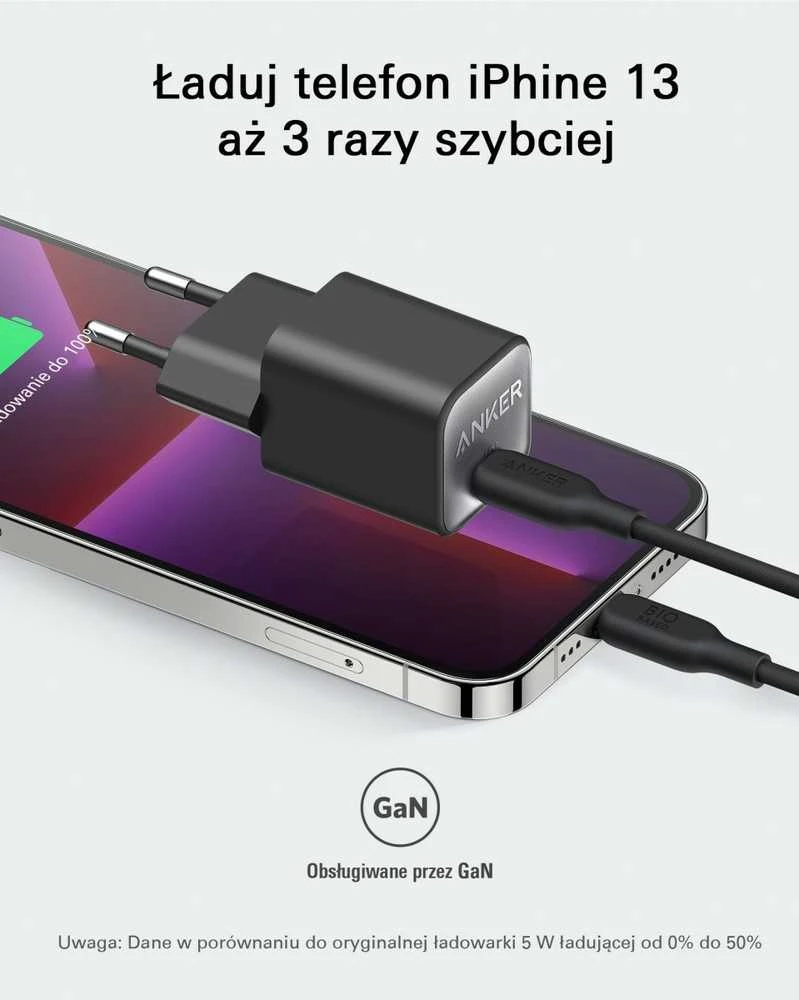 Anker 511 Nano 3 sieninis įkroviklis 30W 1C | A2147G21
