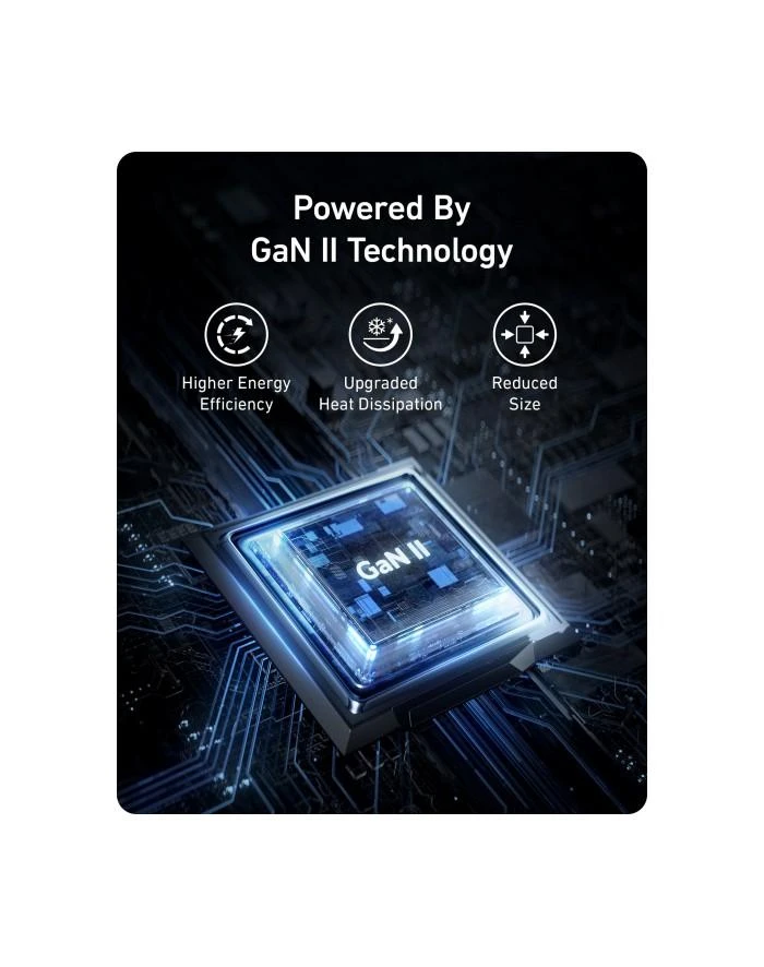 Anker GaN II technologijos schema