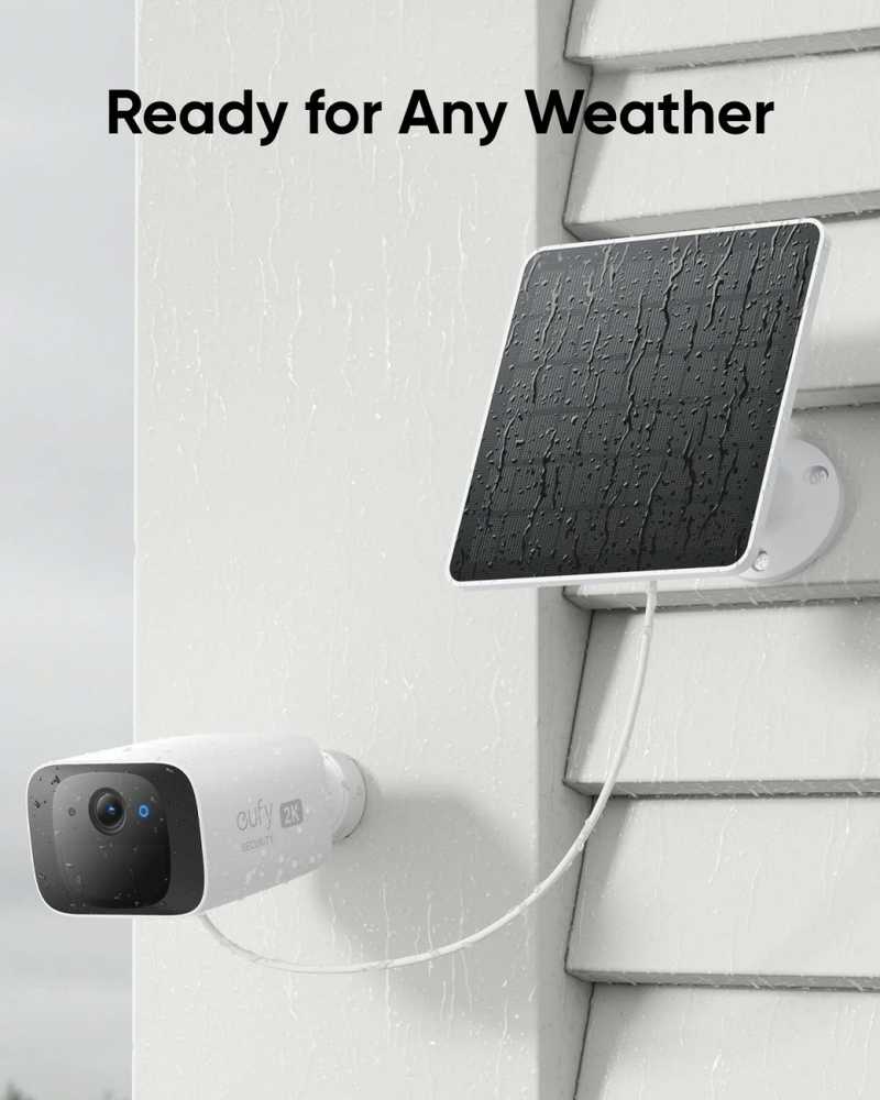 Anker anker Eufy 3W saulės kolektoriai, skirti EufyCam 2, EufyCam 2 Pro, EufyCam 2C, EufyCam 2C Pro, EufyCam S330, SolocamS230
