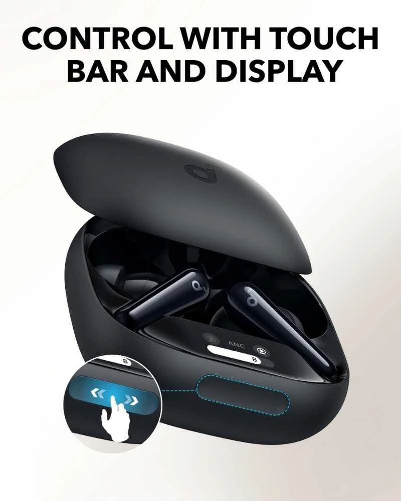 Anker Soundcore Liberty 4 Pro jutiklinis valdymas