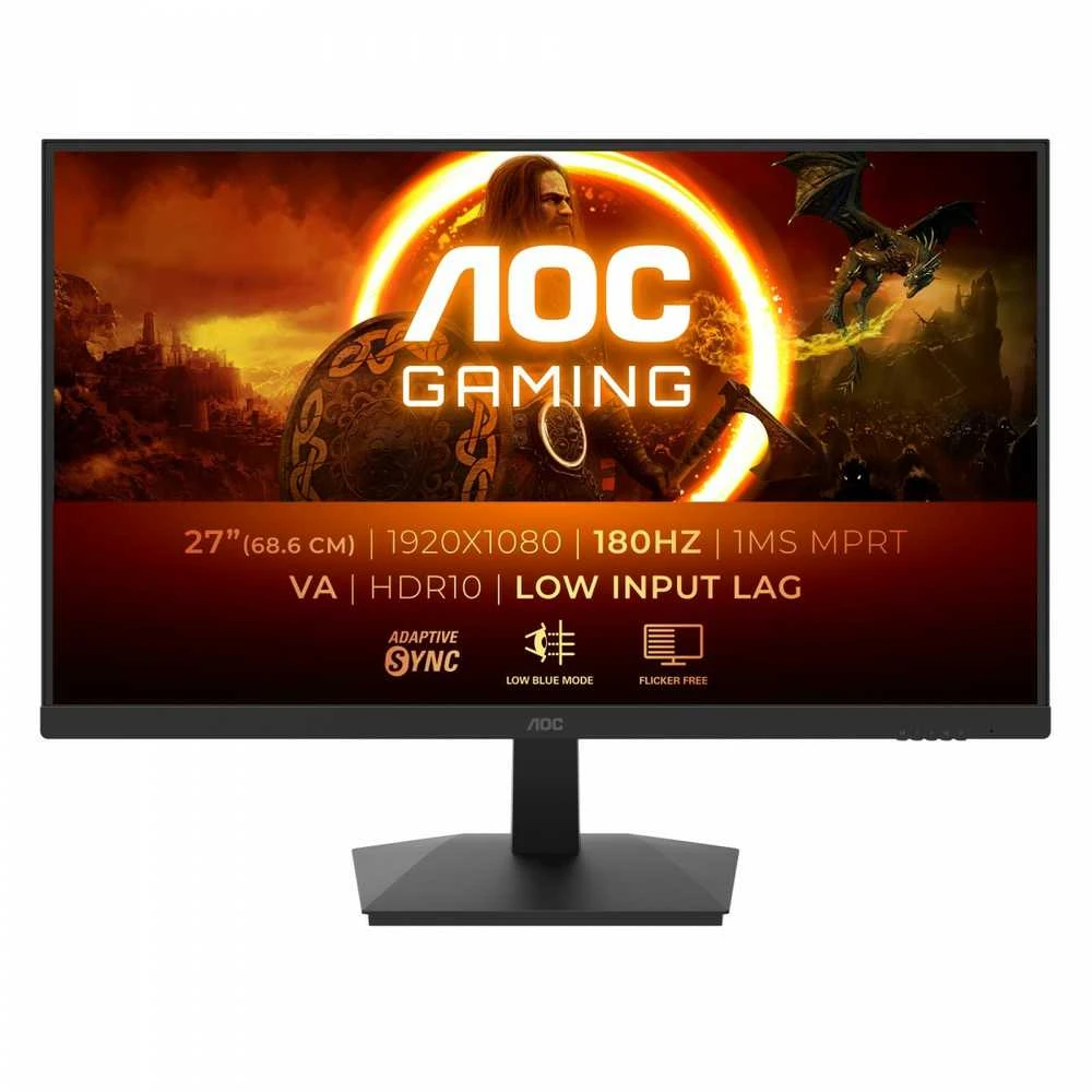 Lenktas žaidimų monitorius AOC Gaming C27G4ZXU, 27", 1920 x 1080, VA, 16:9, 280 Hz, 1 ms