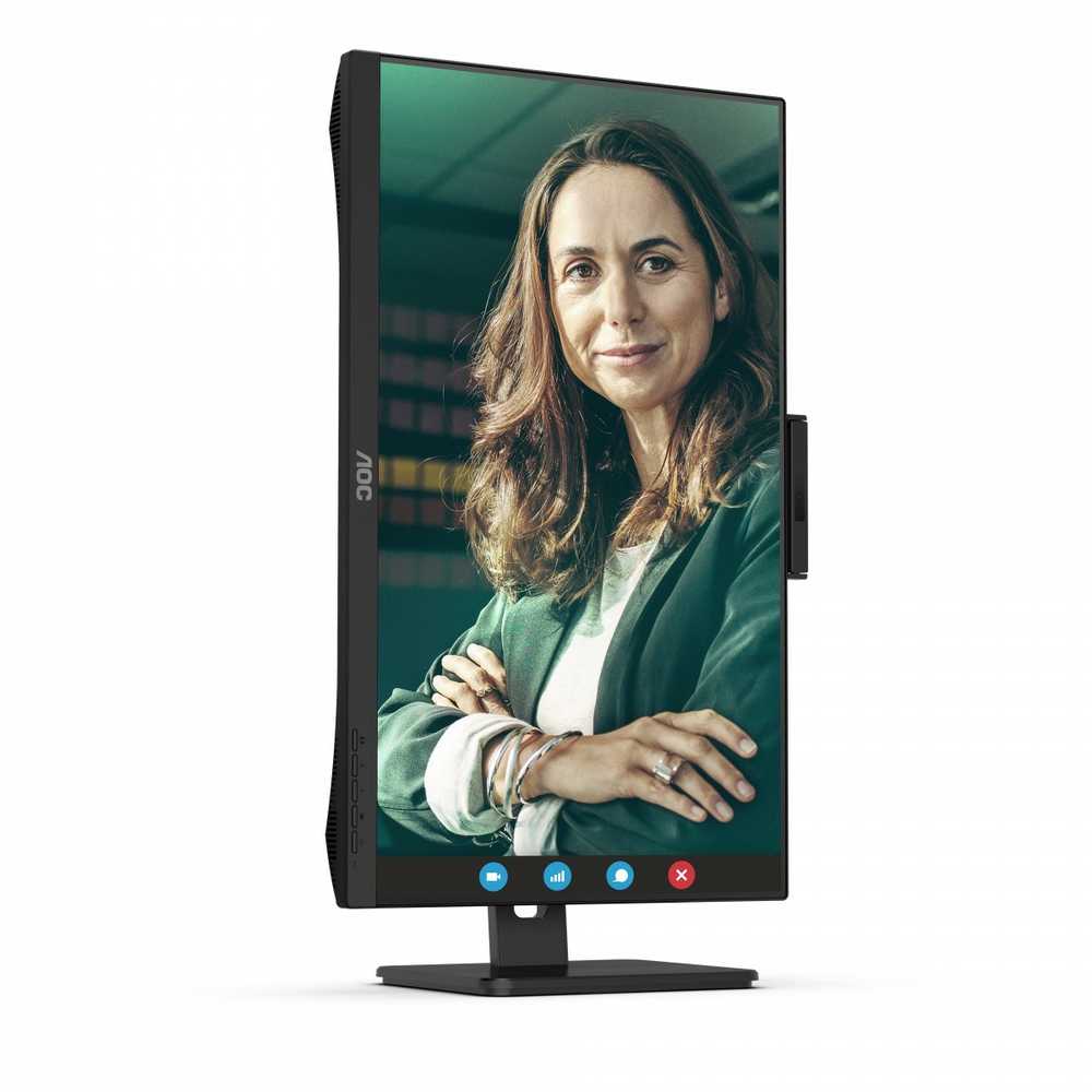 Monitorius AOC Monitorius Q27P3QW 27 cali IPS HDMI DP Pivot Kamera, modelis - 273 ...