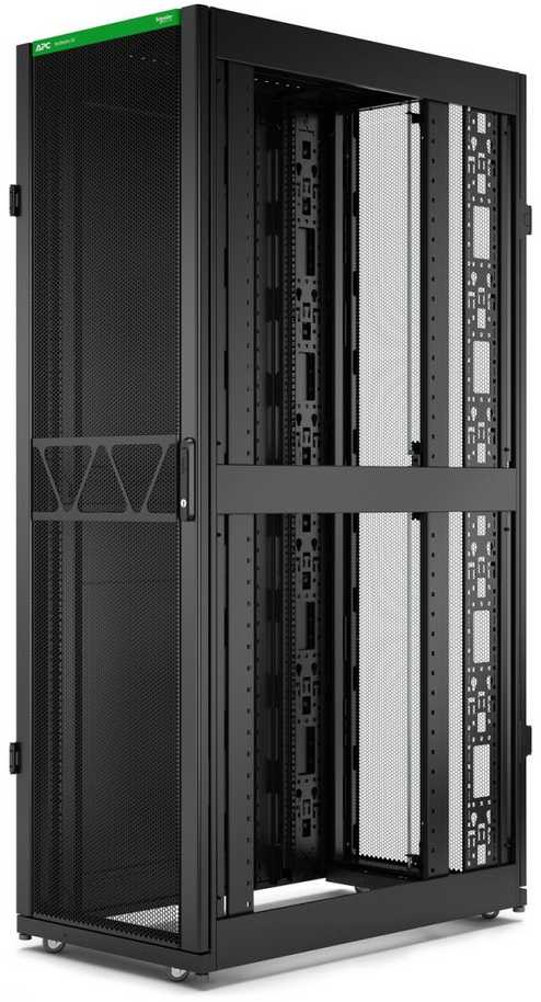 APC NETSHELTER SX GEN 2, 42U SERVER RACK ENCLOSURE 600MM X 1070MM W/ SIDES Juodas