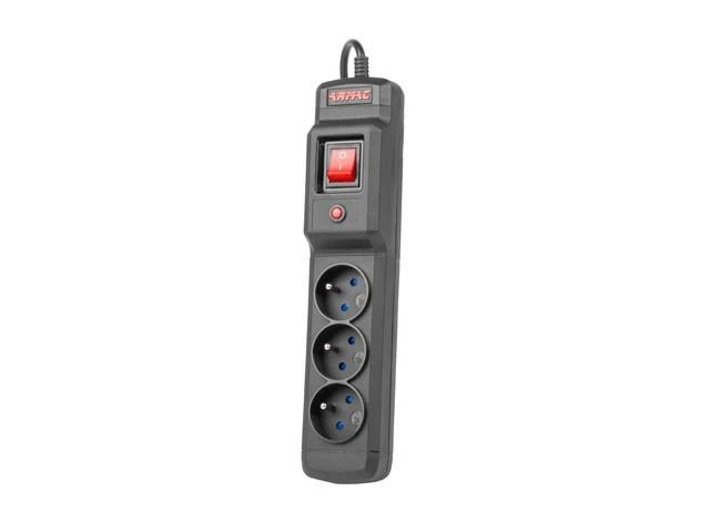 ARMAC M3/25/CZ Armac Surge Protection MULTI M3 (3 lizdai) 2.5m juodas