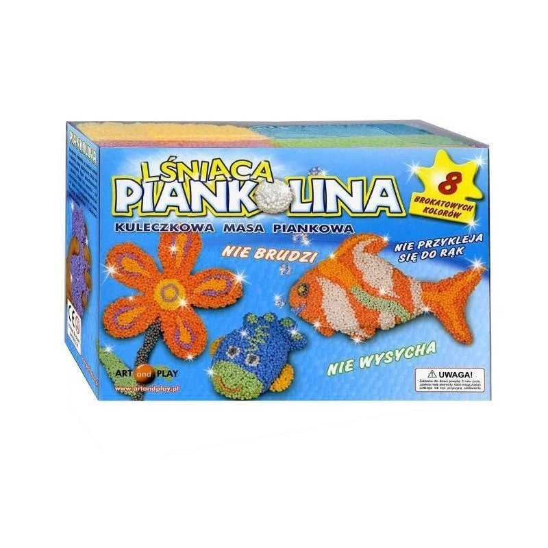 ARTANDPLAY Vaikiškas Plastilinas-Foam Glossy 8 Spalvos
