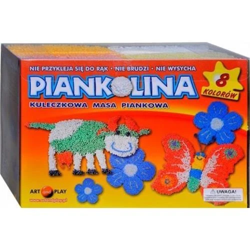 ARTANDPLAY Art And Play Putplasčio linija 8 standartinės spalvos