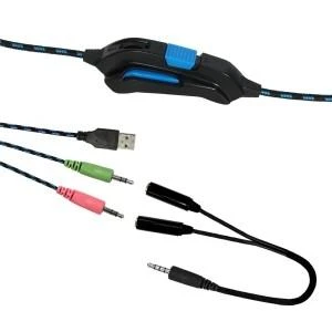 ART SLA FLASH ART GAMING Ausinės su mikrofonu FLASH illuminate