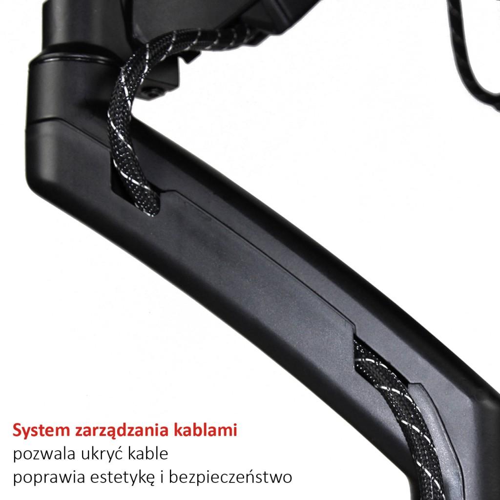 ART RAMM L-11GD stalinis laikiklis ant dujinės spyruoklės 1 monitoriui LED/LCD 13-27 L-11GD
