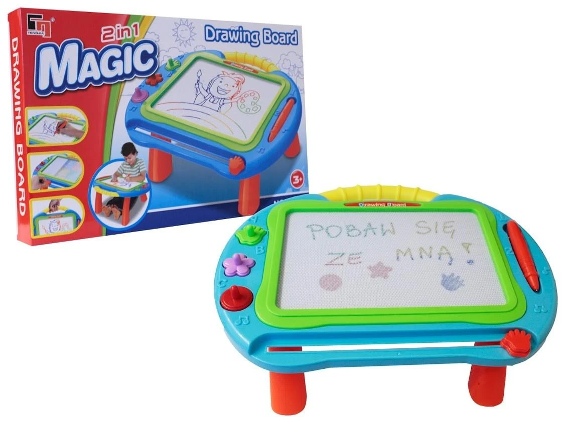Askato Magnetinis lenta ant kojų dėžutėje.