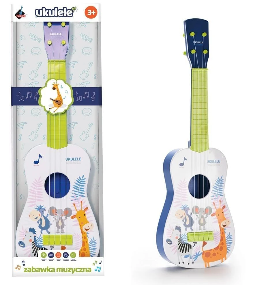 Askato Žalias ukulele gitara
