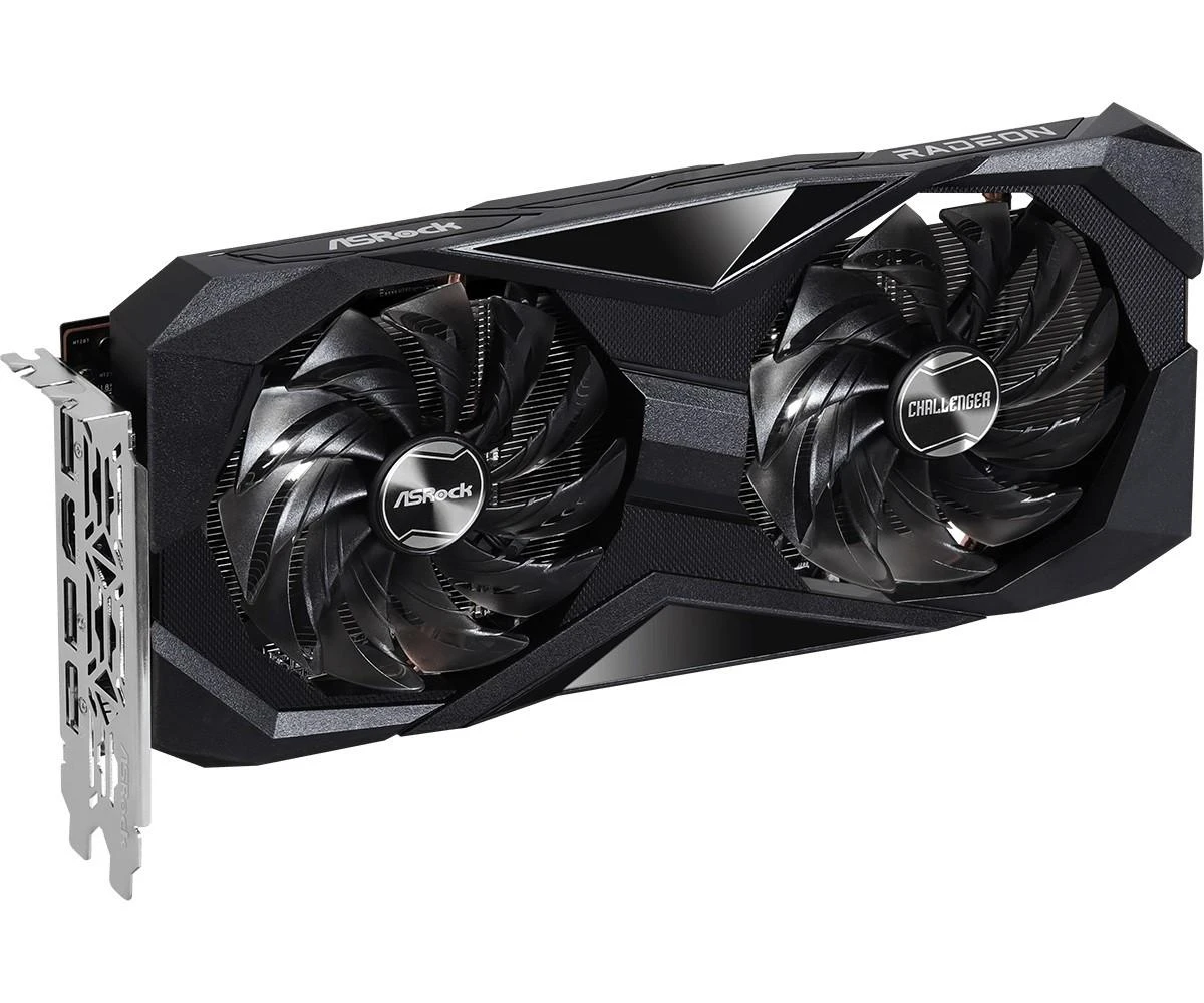 Grafikos plokštė ASROCK AMD Radeon RX 7600 8 GB GDDR6 128 bit PCIE 4.0 8x GPU 1770 MHz Dual Slot Fansink 1xHDMI 3xDisplayPort RX7600CL8GO