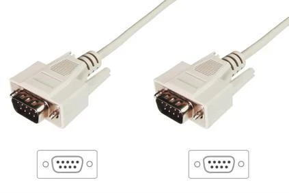 Assmann Electronic ASSMANN Duomenų perdavimo jungiamasis kabelis D-Sub9 M M 2,0 m serijinis formuotas be