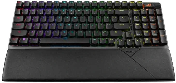 Asus ROG Strix Scope II 96 Wireless Belaidė klaviatūra, Qwerty US, NX Snow