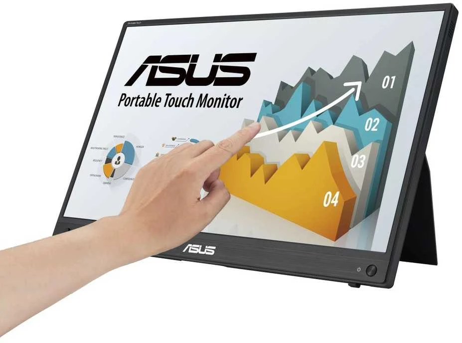 Monitorius ASUS ZenScreen Touch MB16AMTR, 15,6", 1920x1080, 60Hz, IPS, 5ms