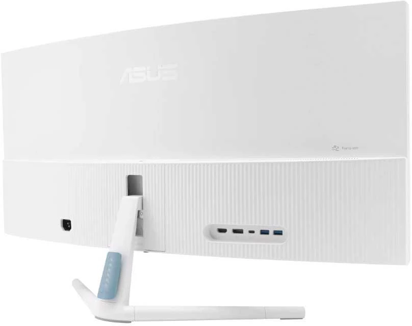 Monitorius ASUS VU34WCIP-W 34 colių VA WLED lenktas 1500R UWQHD 21:9 100Hz 300cd/m2 1ms HDMI DP USB-C USB šakotuvas: 4xUSB 3.2 G1 Type-A Baltas