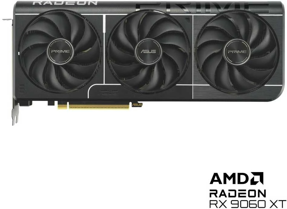 Vaizdo plokštė ASUS Prime Radeon RX 9060 XT O16G AMD 16 GB GDDR6