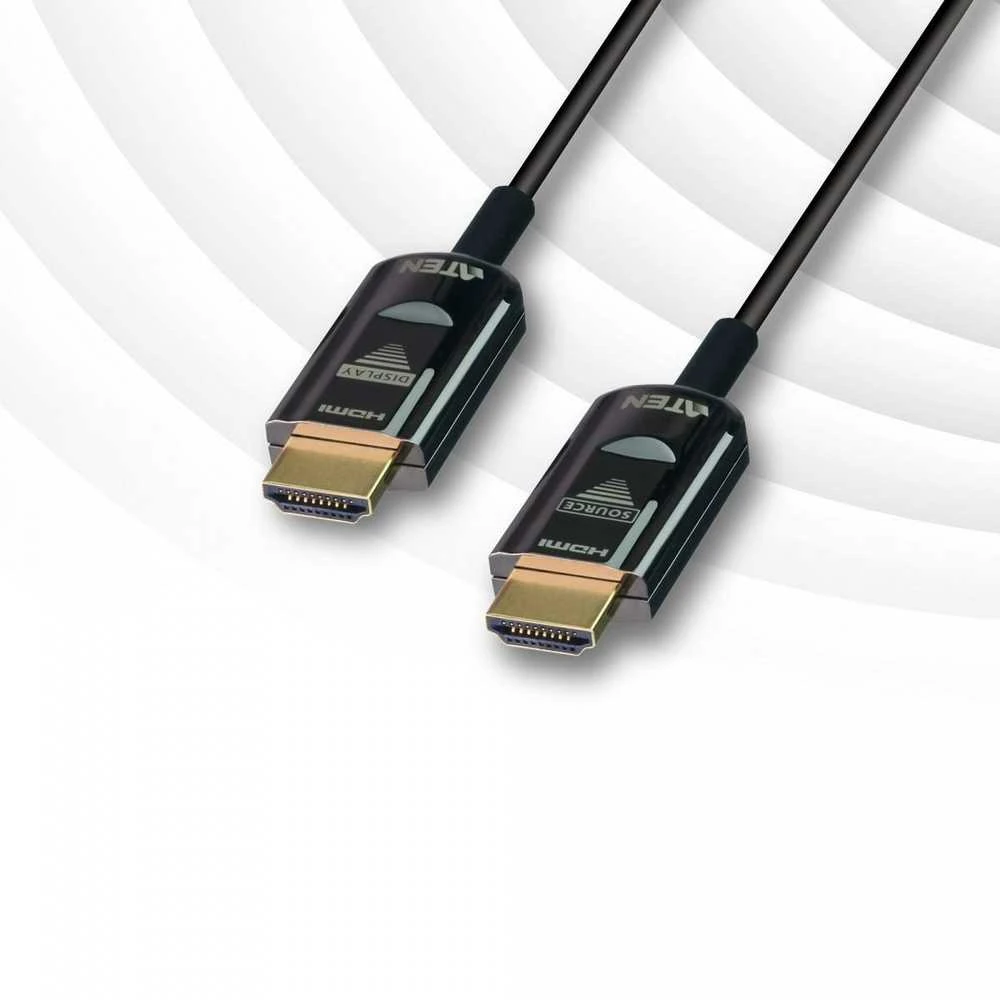 Aten VE781010 10M True 4K HDMI aktyvus optinis kabelis, True 4K @ 10m | Aten | True 4K HDMI aktyvus optinis kabelis | VE781010 | HDMI A tipo kištukas | HDMI A tipo kištukas | HDMI į HDMI | 10 m