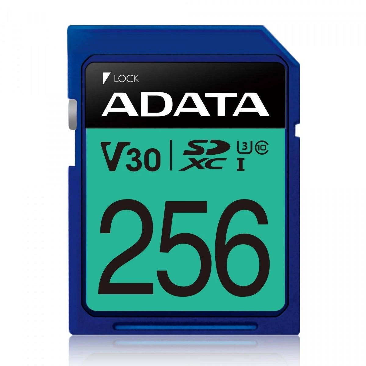 ADATA Premier Pro UHS-I SDXC, 256 GB, Flash atminties klasė 10, U3, V30, 85 MB/s, 100 MB/s