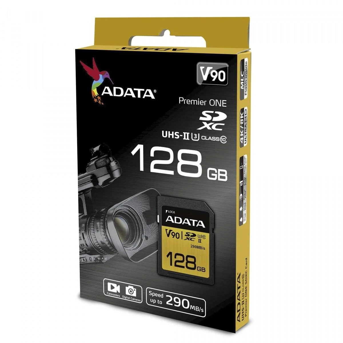 ADATA 128GB SD kortelė pakuotėje