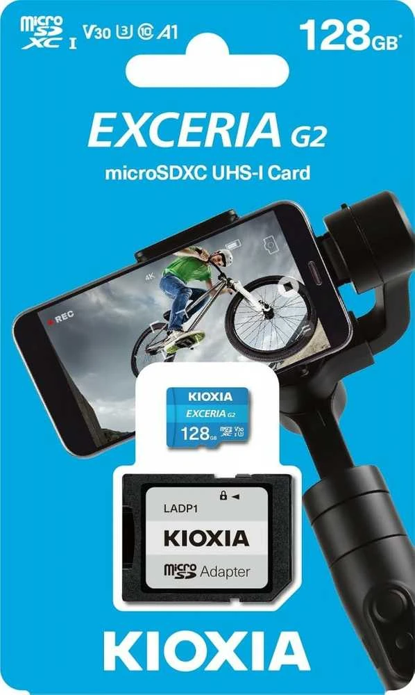 Kioxia Exceria G2 128GB kortelė su adapteriu