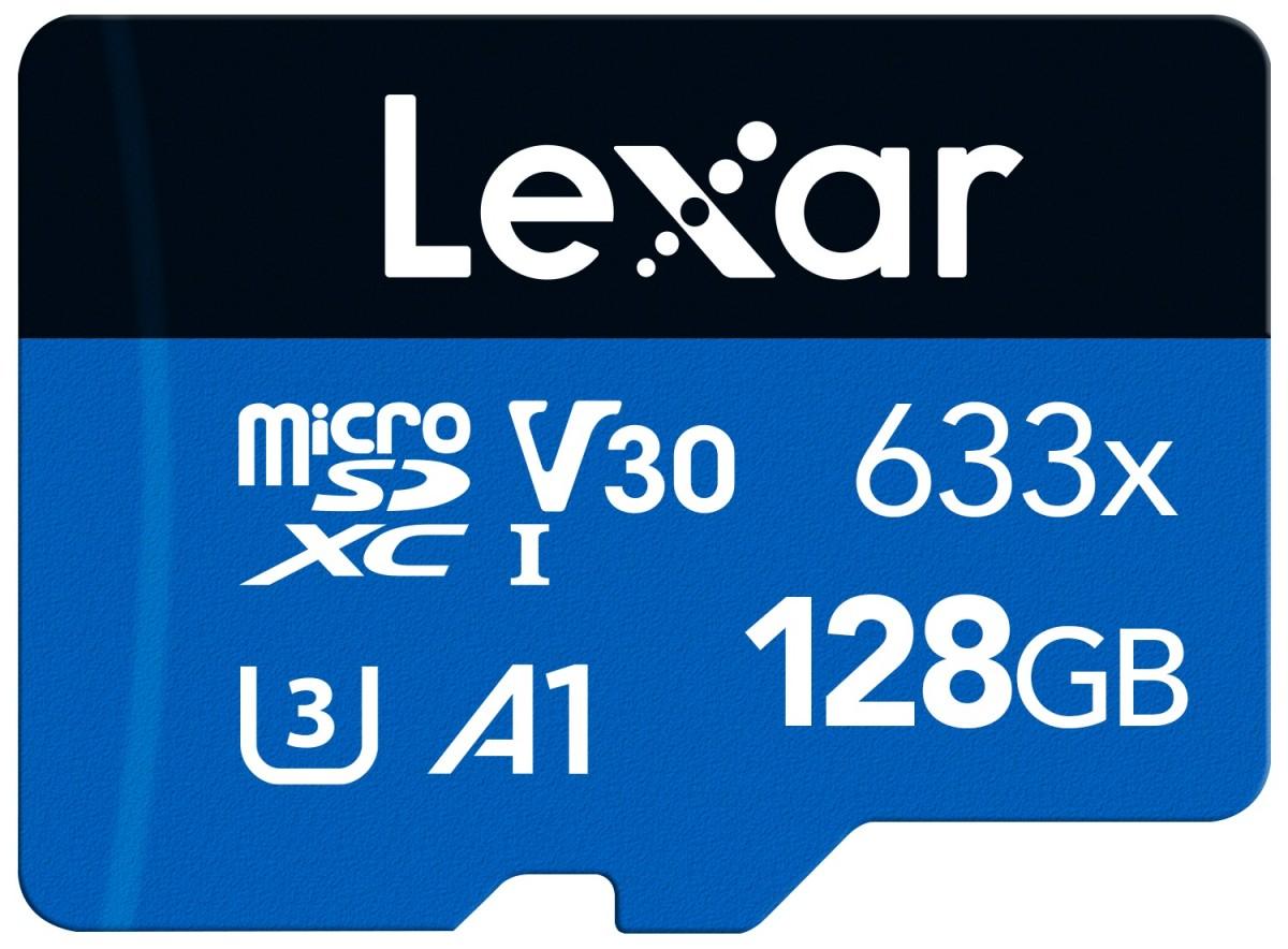 Atminties kortelė Lexar | Didelio našumo 633x | UHS-I | 128 GB | micro SDXC