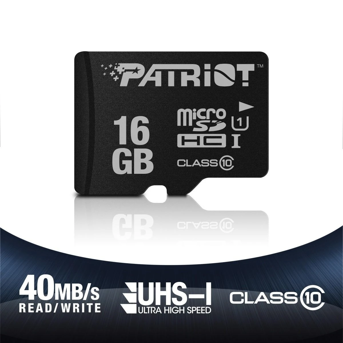 MicroSD Kortelė - Patriot 16 GB UHS-I Klasė 10
