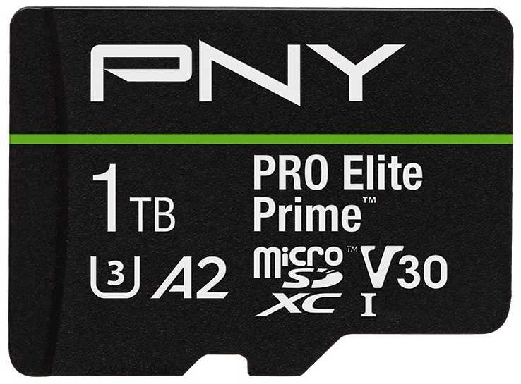 PNY Karta pamięci Micro SDXC Elite Prime 1TB + adapter SD