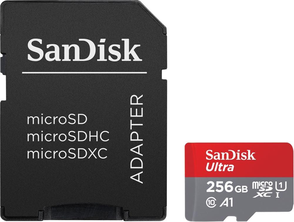 Atminties kortelė Sandisk Ultra microSDXC 256 GB aprašymas - Prekės nuotrauka