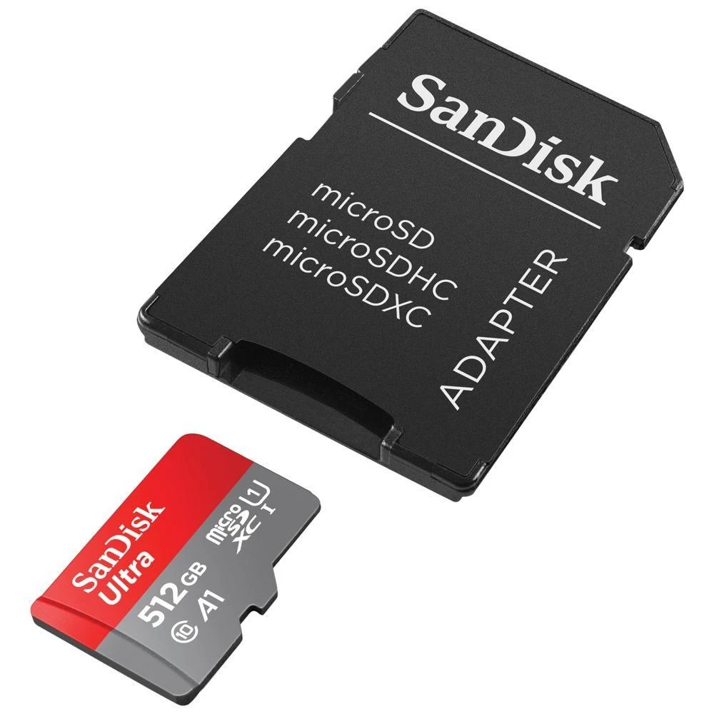 Sandisk 512GB microSD kortelė su SD adapteriu