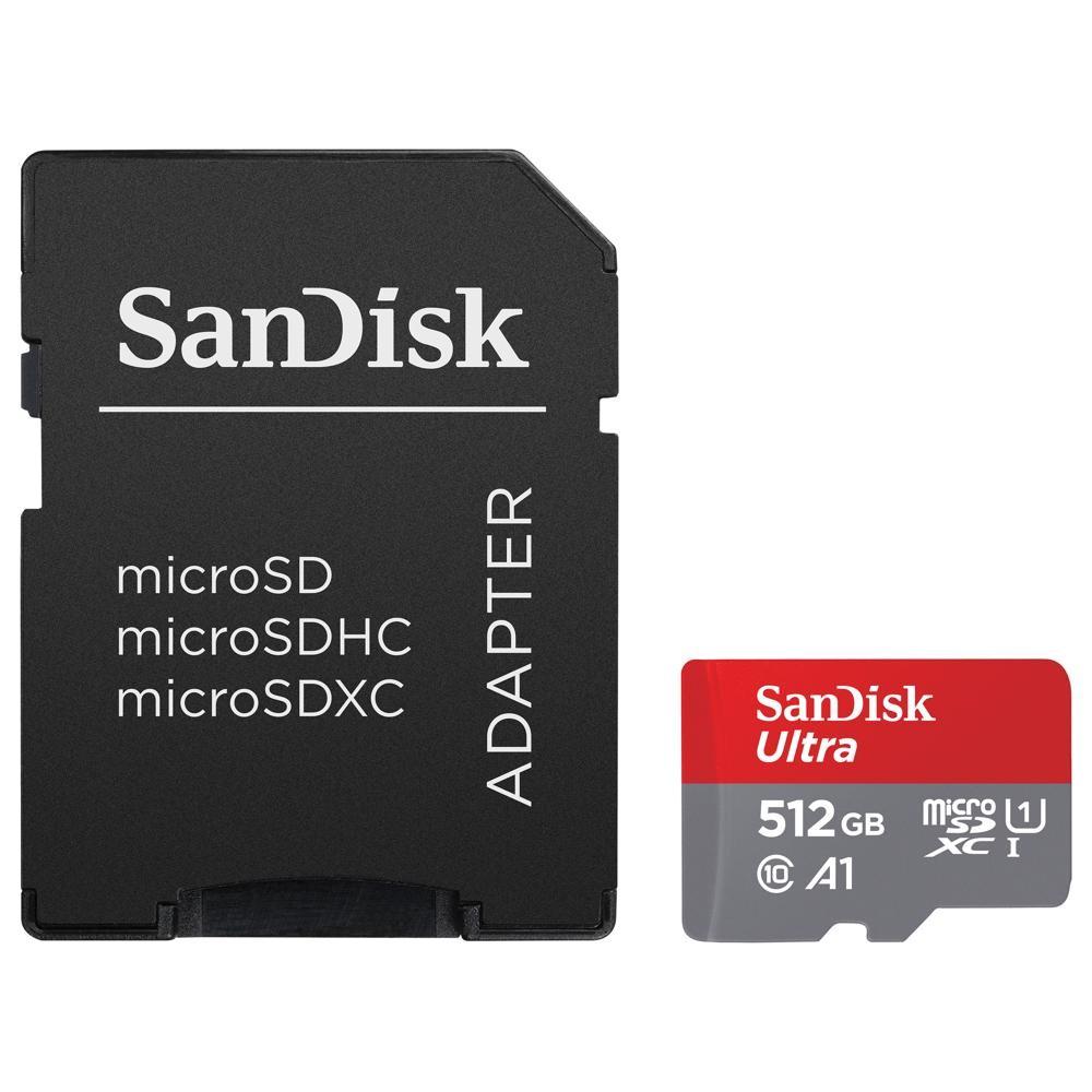 Atminties kortelė Sandisk Ultra microSDXC 512 GB aprašymas - Prekės nuotrauka