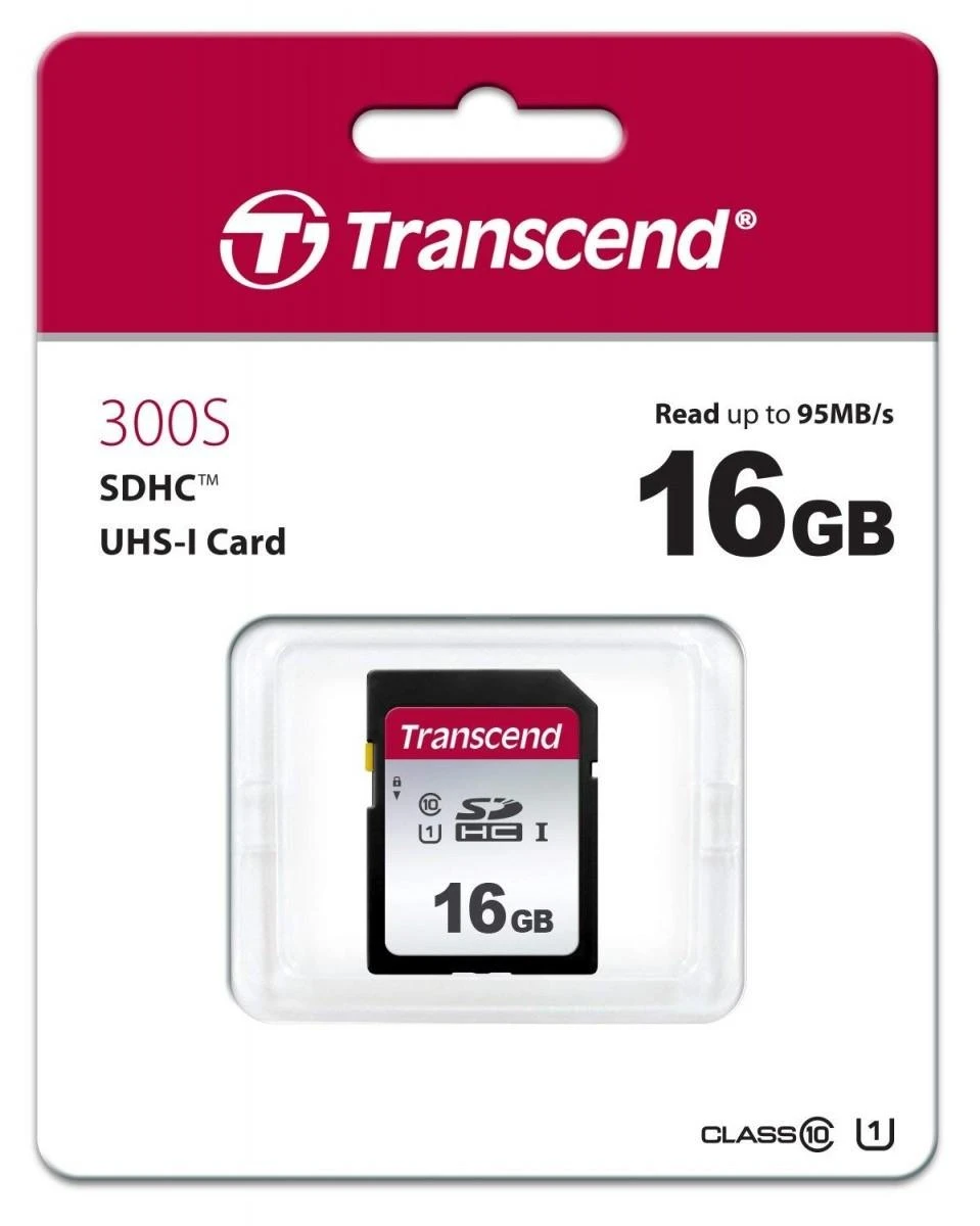 Atminties kortelė TRANSCEND 16GB UHS-I U1 SD kortelė TLC