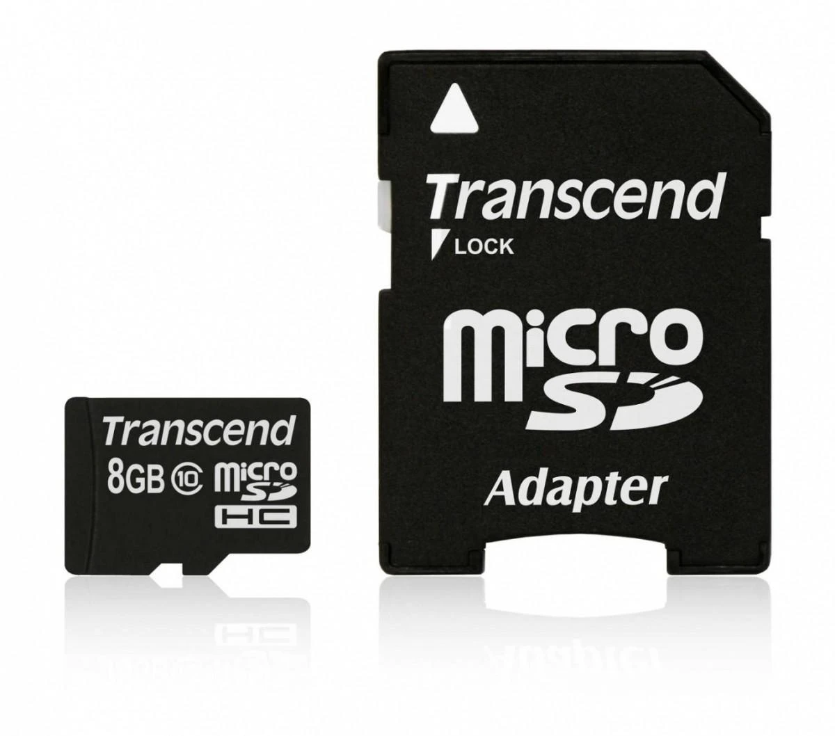 Transcend 8GB Micro SD kortelė su adapteriu