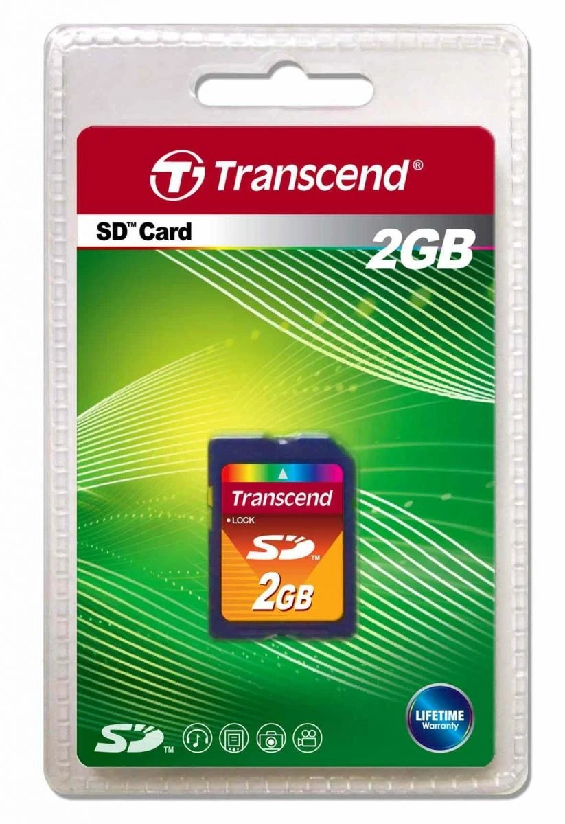 Atminties kortelė TRANSCEND SD kortelė 2GB SecureDigital
