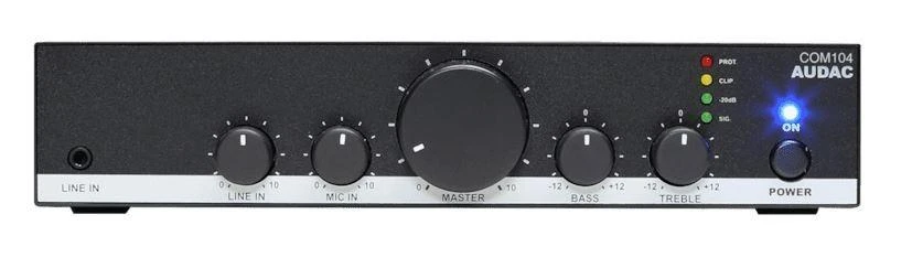 Audac AUDAC COM108 Viešojo adreso stiprintuvas 80W 100V