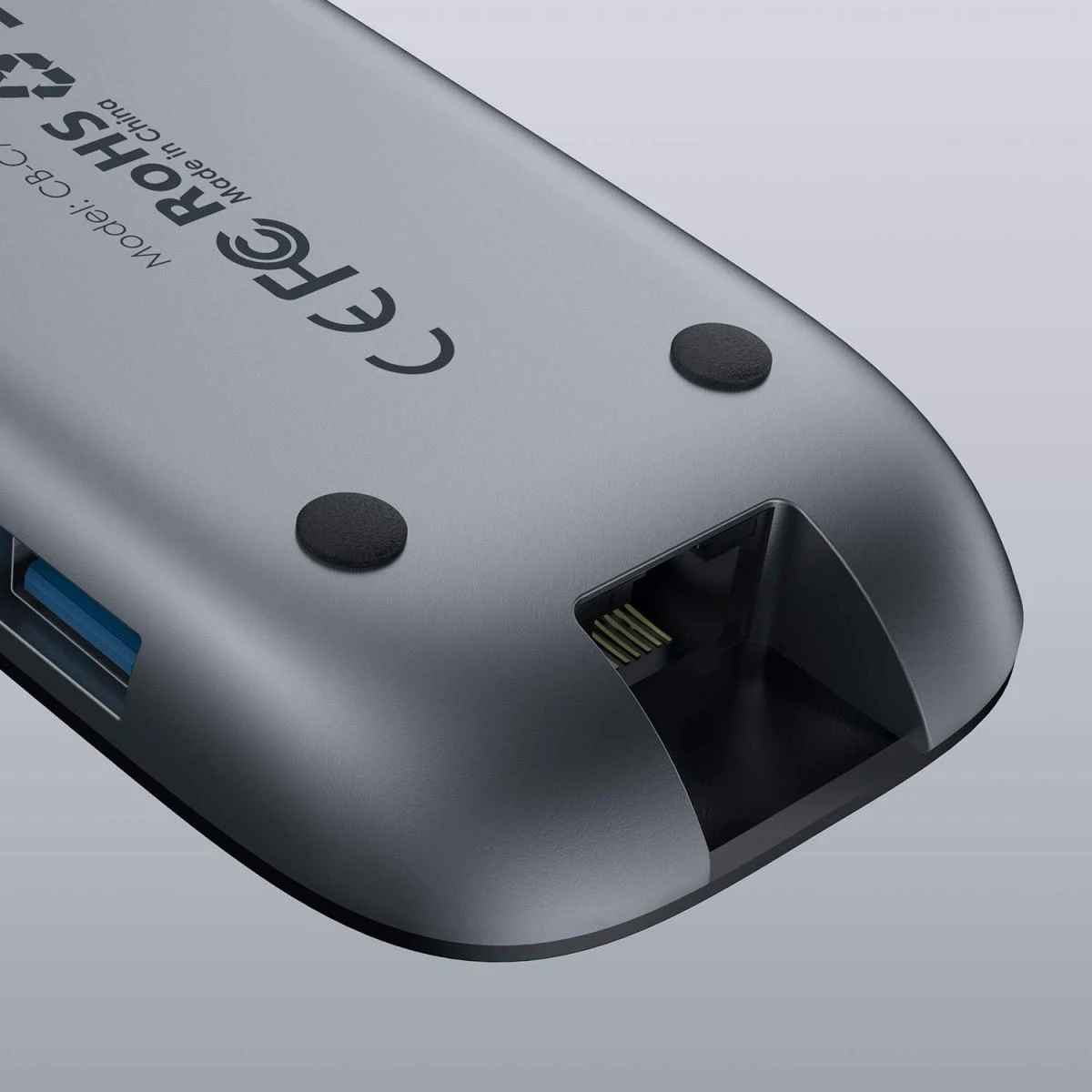 Aukey 8 Port USB 3.0 Type-C Hub CB-C71 Juodas