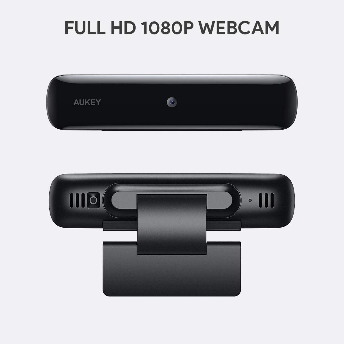 Internetinė kamera Aukey PCW1, Full HD Juoda
