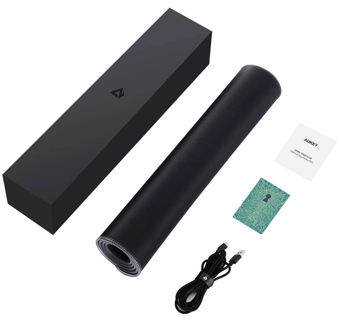 Vandeniui  atsparus pelės kilimėlis  Aukey KM-P7 RGB XXL 900x400x4mm