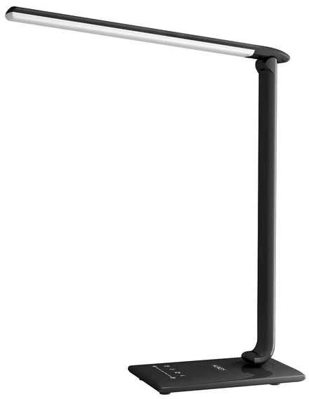 Aukey LT-T10 juoda LED stalinė lempa su prisilietimu | 12W | 3000-6500K | 7 pritemdymo lygiai | 5 apšvietimo režimai