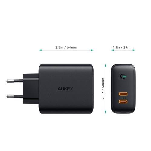 Išorinis Įkroviklis - Aukey PA-D2 36W Juoda
