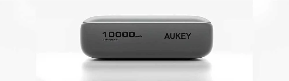 Išorinė baterija Aukey „Spark Mini“ 10000mAh 20W USB-C/USB-A, pilka