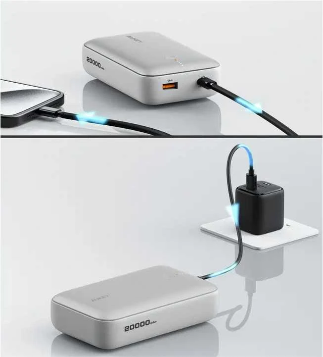 AUKEY Spark Mini 20000 mAh Sidabras