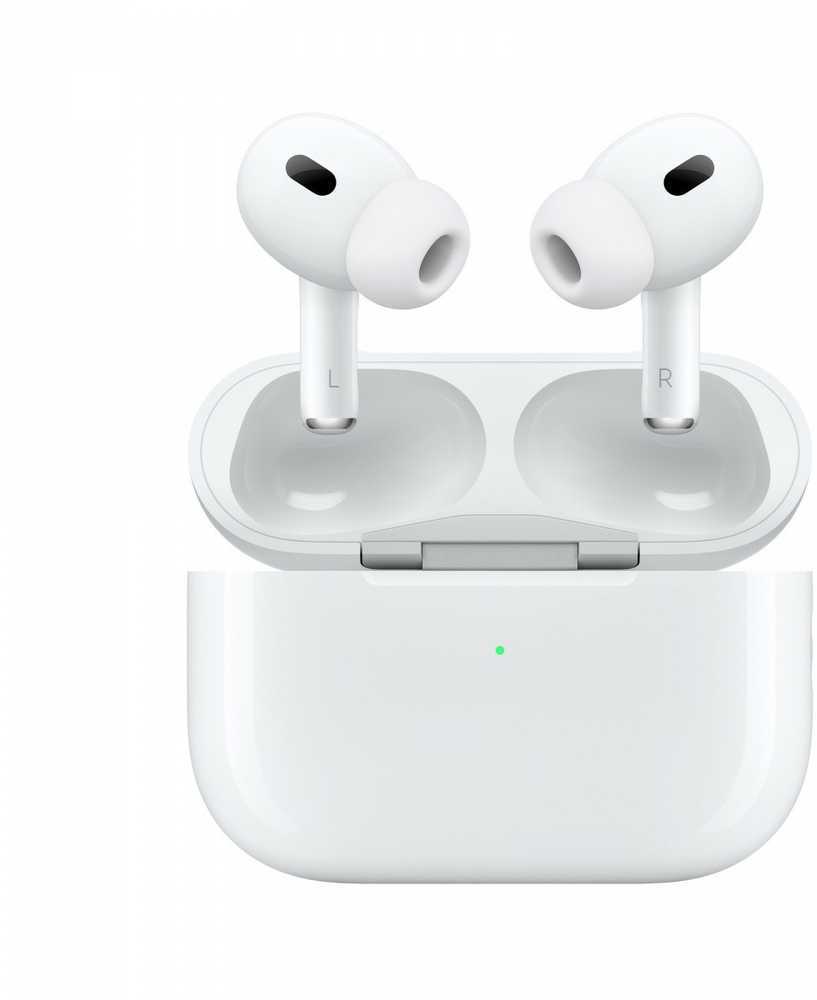 Ausinės Apple AirPods Pro (2 kartos) su "MagSafe" dėklu (USB-C), baltos spalvos