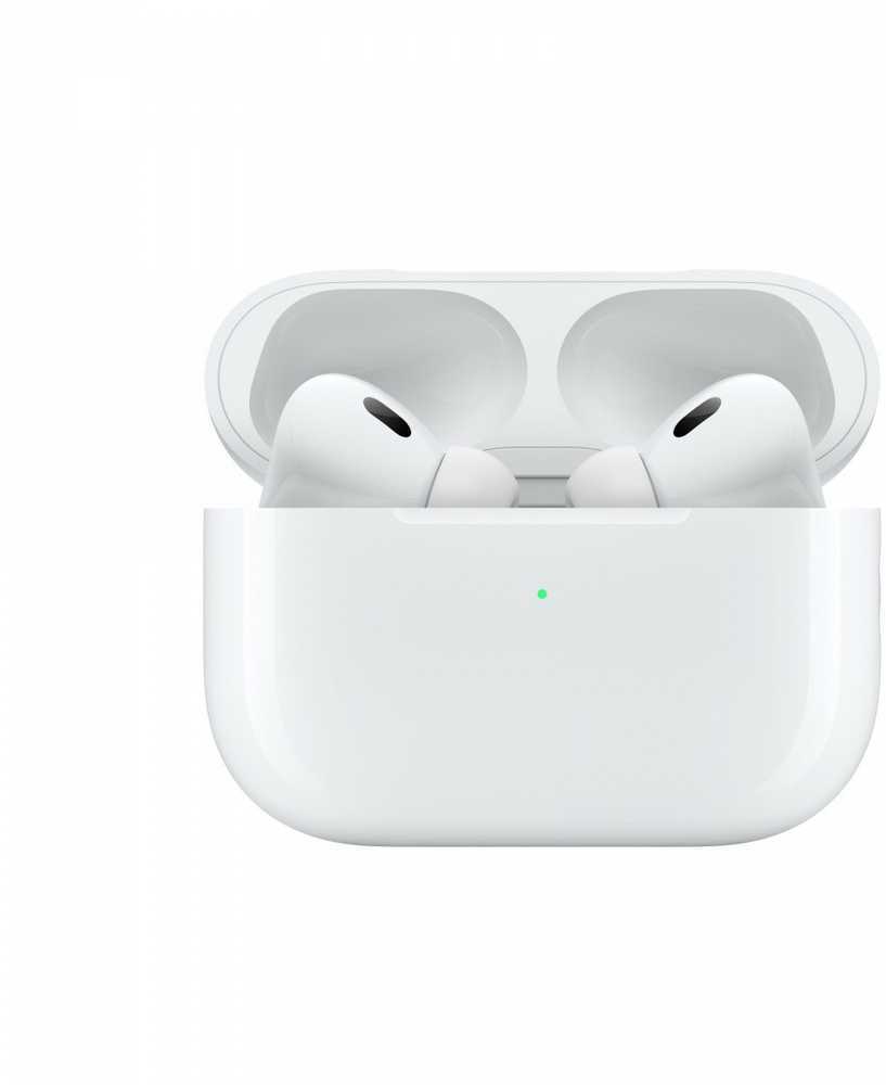 Ausinės Apple AirPods Pro (2 kartos) su "MagSafe" dėklu (USB-C), baltos spalvos