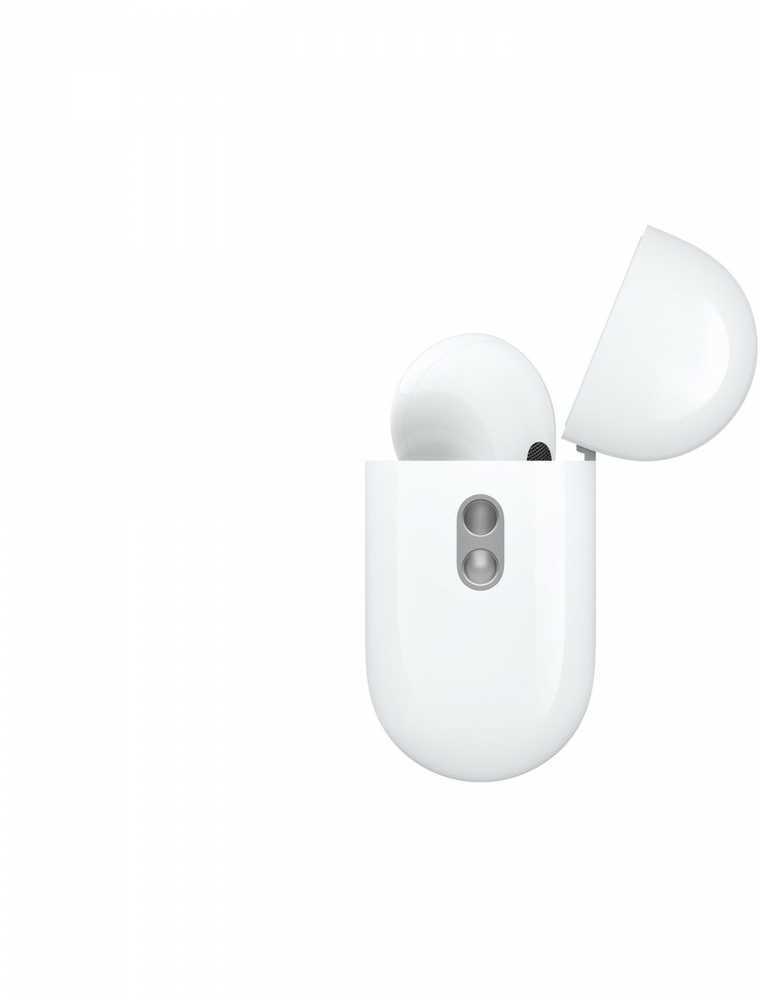Ausinės Apple AirPods Pro (2 kartos) su "MagSafe" dėklu (USB-C), baltos spalvos